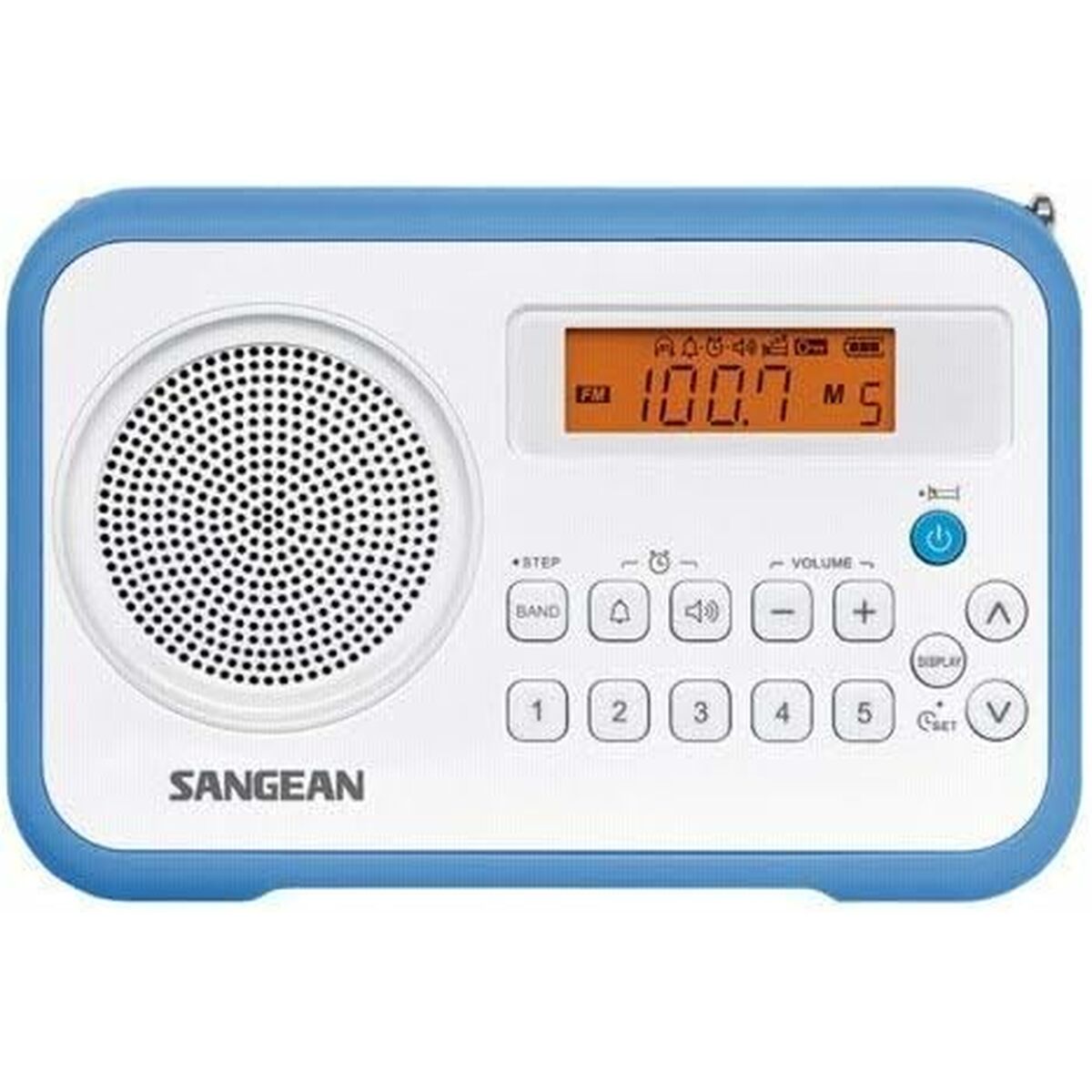Transistorradio Sangean PR-D18 Blå Vit Ambra - 2