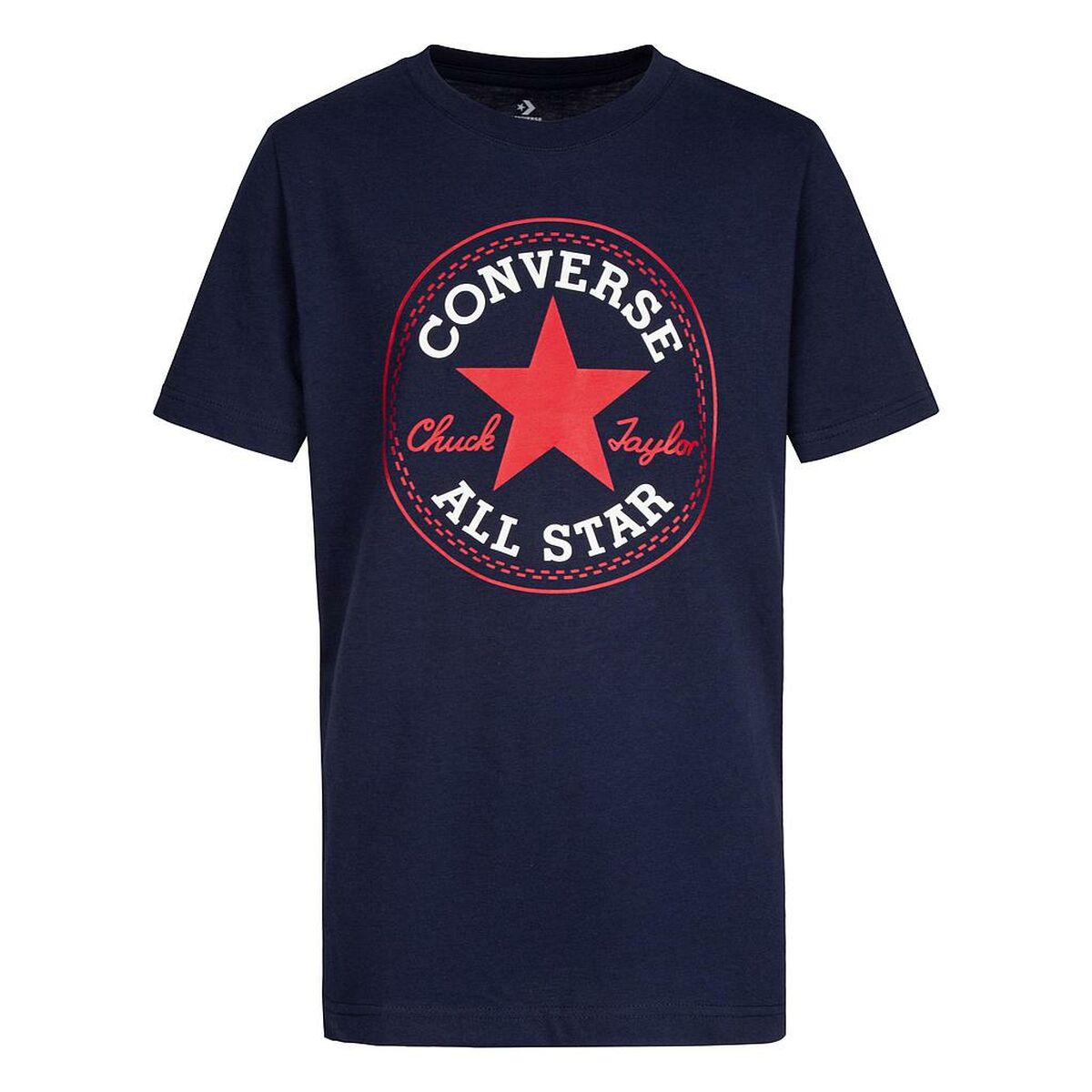 Barn T-shirt med kortärm Converse CNVB CHUCK PATCH TEE 966500 BA0 Marinblå - 2