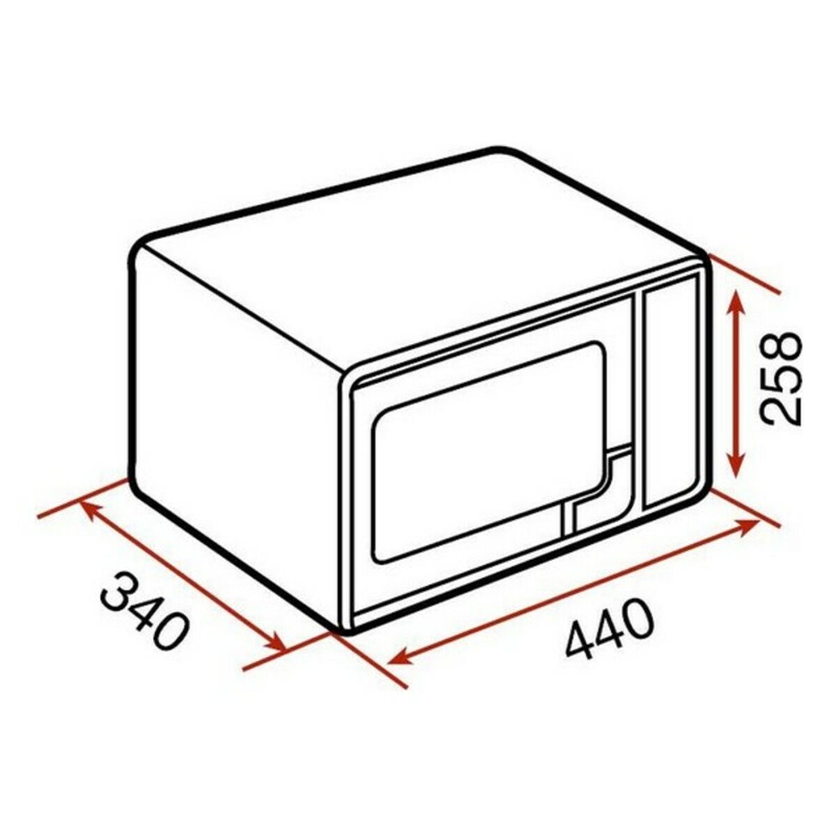Mikrovågsugn med Grill Teka 40590480 20 L 700W - 4