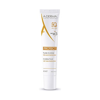 Ansiktssolkräm A-Derma Protect Fluide Invisible Spf 50 40 ml