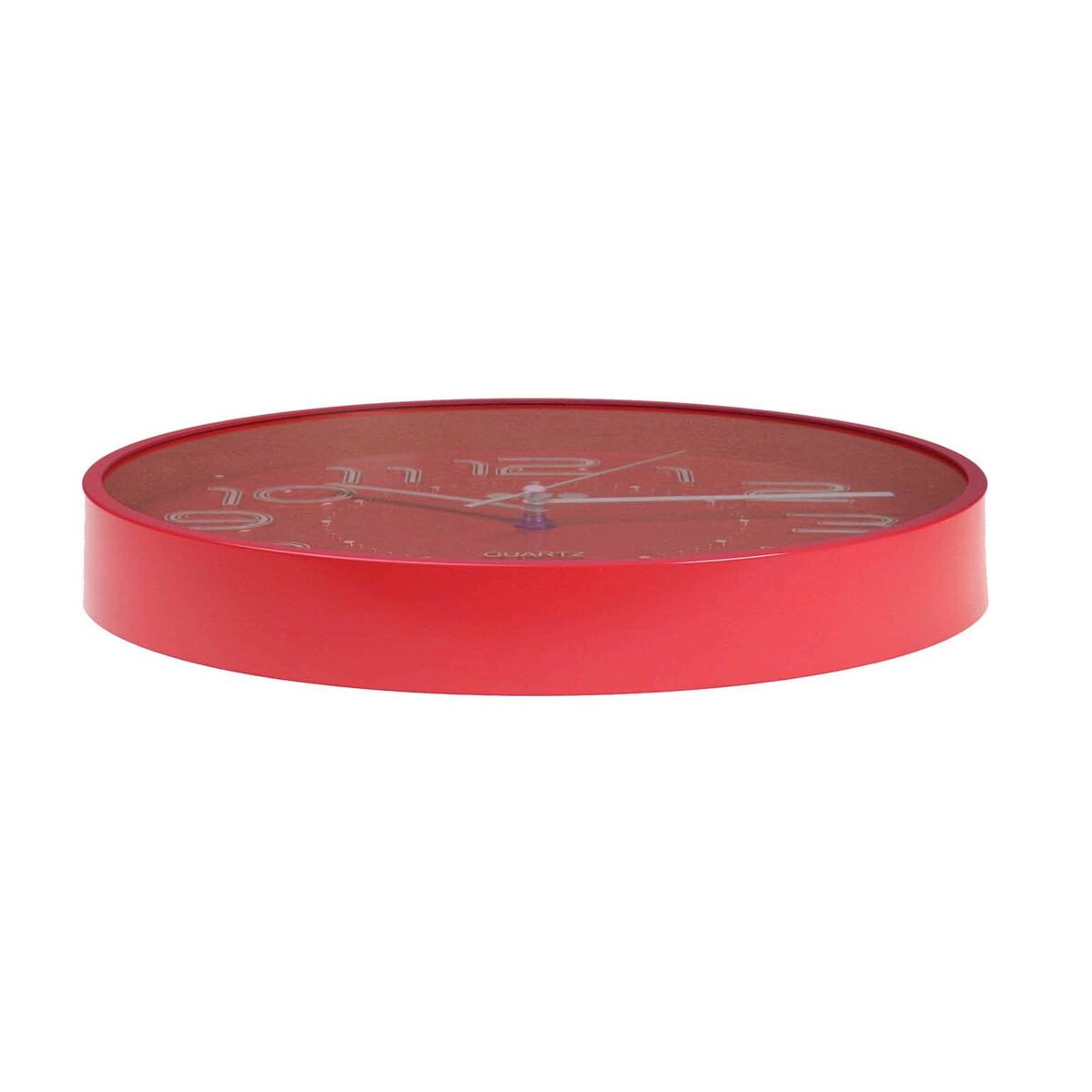 Väggklocka Versa Röd Plast 3,7 x 30 x 30 cm - 2