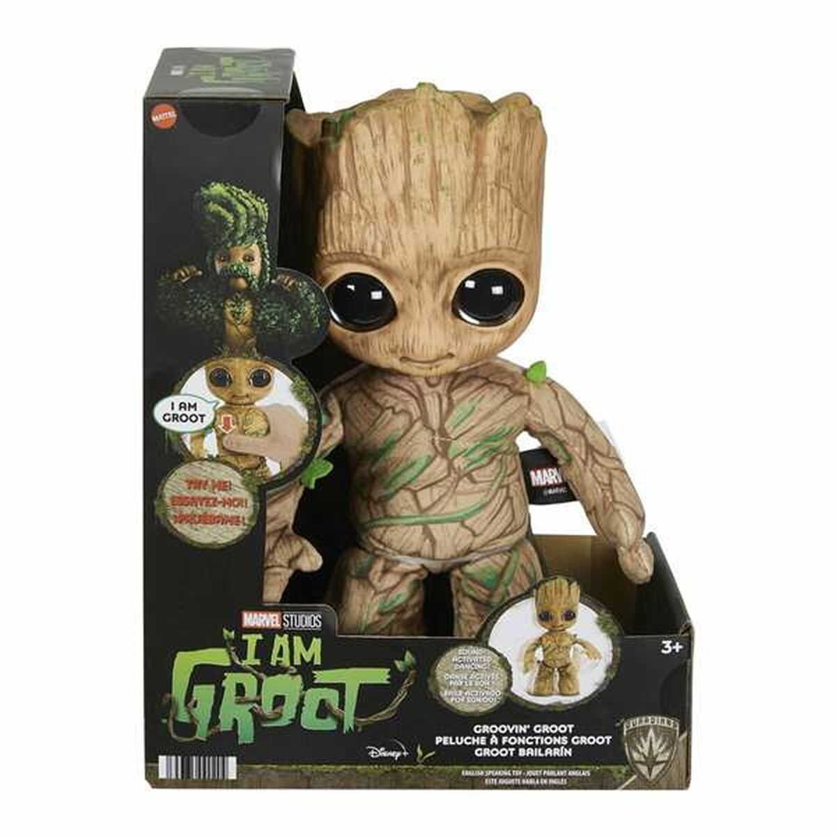 Ledad figur Mattel I Am Groot Ljus Rörelse