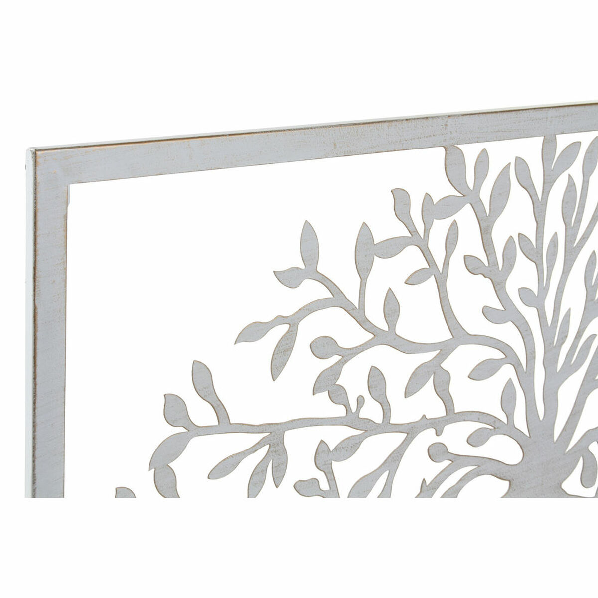 Väggdekoration DKD Home Decor 84,5 x 1 x 49 cm Träd Vit Cottage (2 antal) - 8