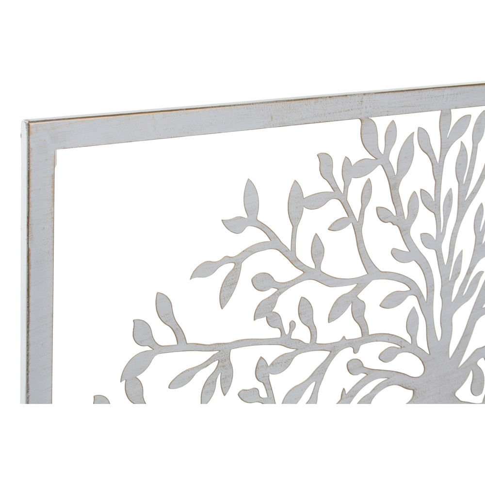 Väggdekoration DKD Home Decor 84,5 x 1 x 49 cm Träd Vit Cottage (2 antal) - 3