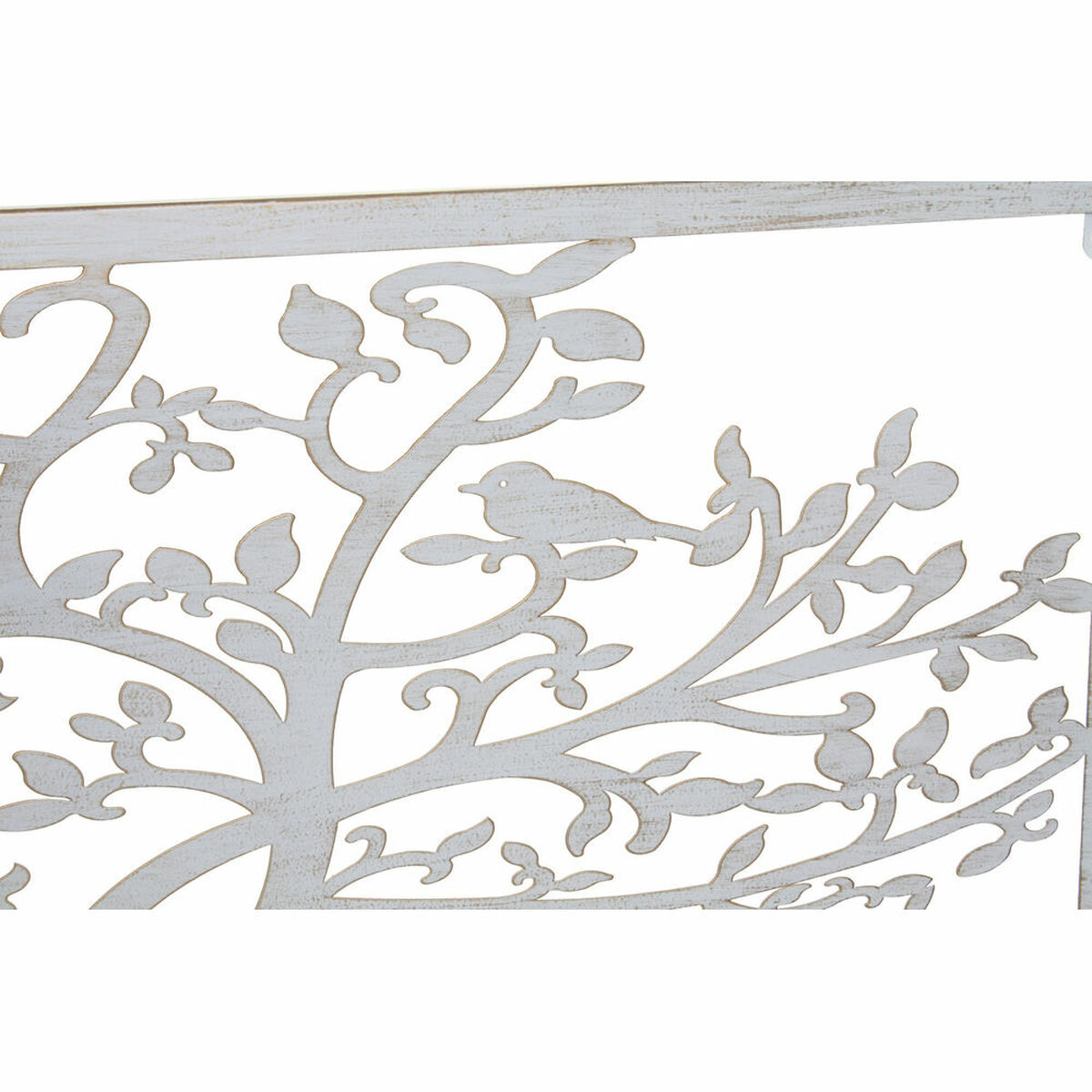 Väggdekoration DKD Home Decor 84,5 x 1 x 49 cm Träd Vit Cottage (2 antal) - 5