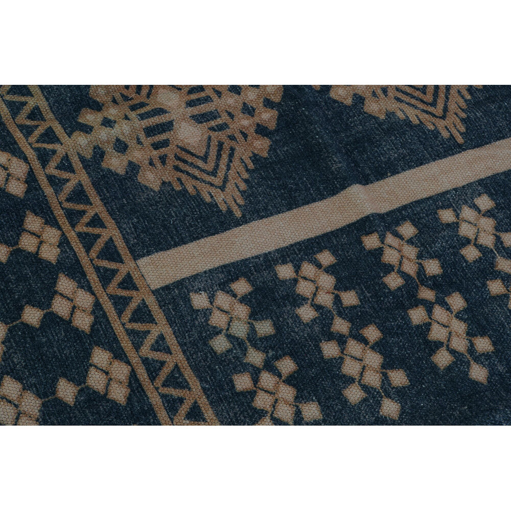 Matta DKD Home Decor 120 x 180 x 0,4 cm Blå Orange Polyester Arab (2 antal) - 3