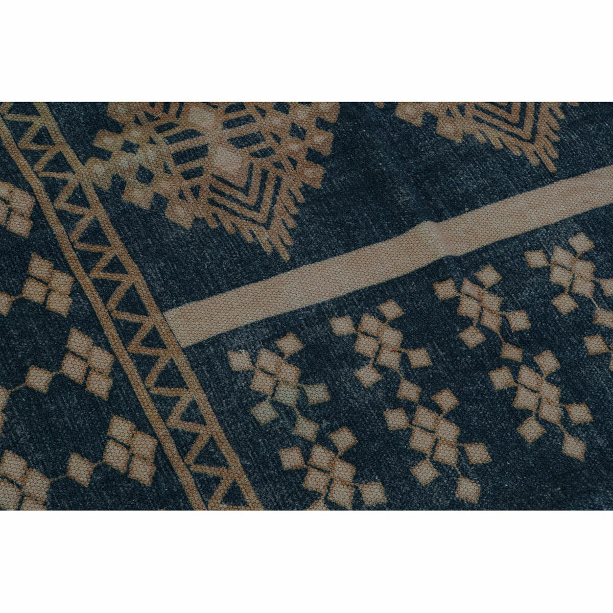 Matta DKD Home Decor 120 x 180 x 0,4 cm Blå Orange Polyester Arab (2 antal) - 11