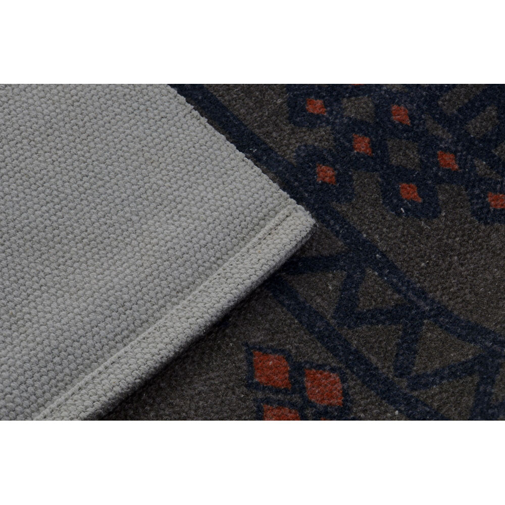 Matta DKD Home Decor 120 x 180 x 0,4 cm Blå Orange Polyester Arab (2 antal) - 4