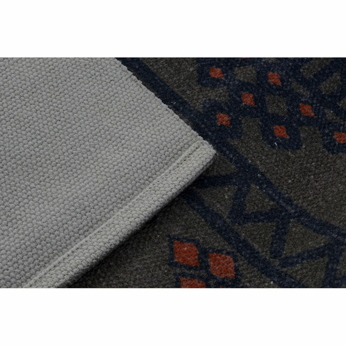 Matta DKD Home Decor 120 x 180 x 0,4 cm Blå Orange Polyester Arab (2 antal) - 8