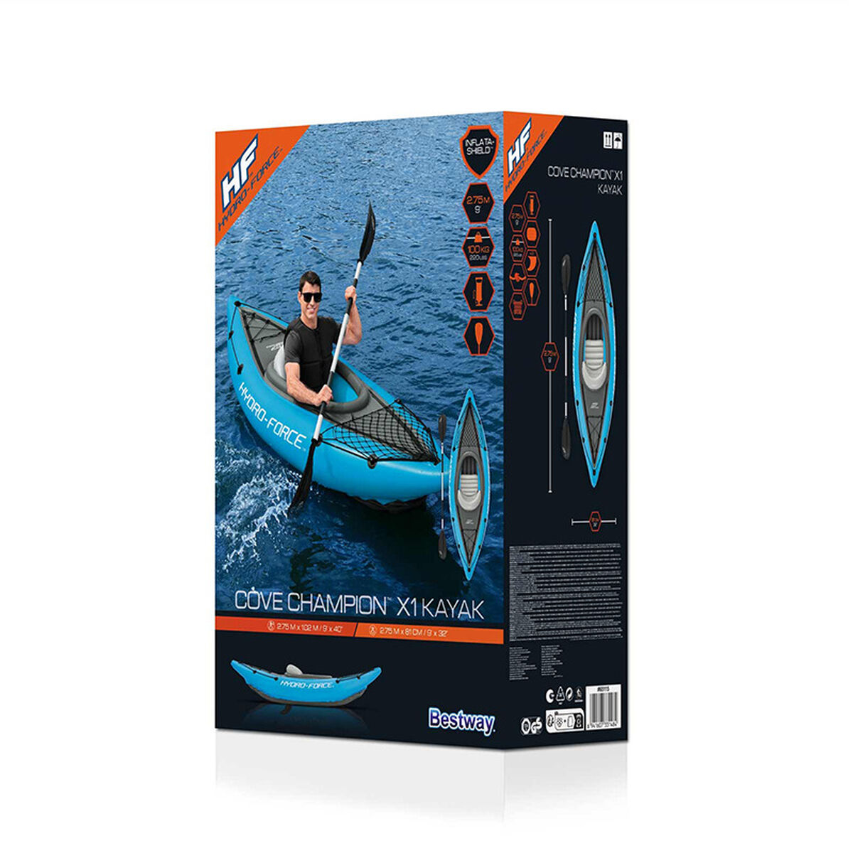 Bestway Hydro-Force Enkel Kayak 275x102 cm Fritid 65115 - 11