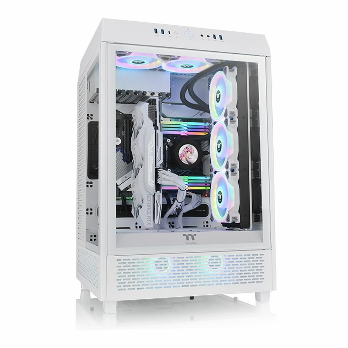 ATX Semitorn THERMALTAKE The Tower 500 ATX Vit - 2