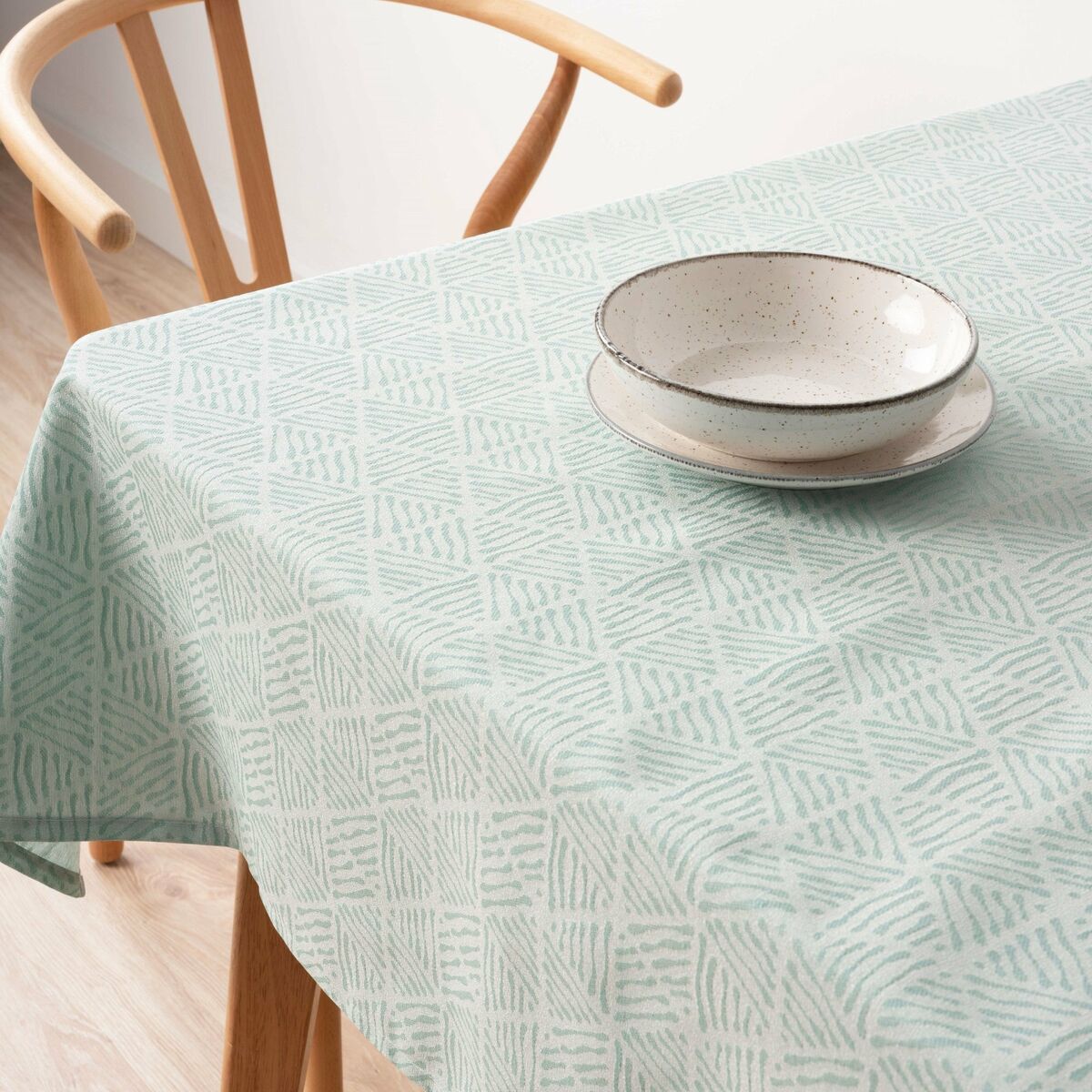 Fläckresistent bordsduk Belum 31990C Turkos 240 x 155 cm - 3