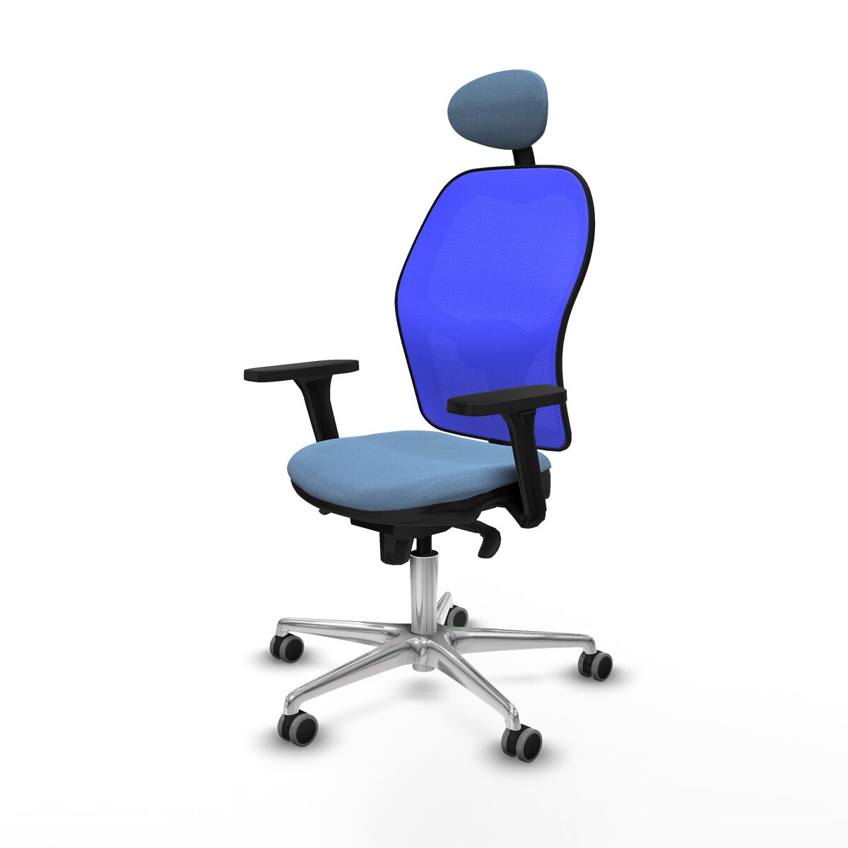 Kontorsstol Piqueras y Crespo 3D086G1 Himmelsblå - 2