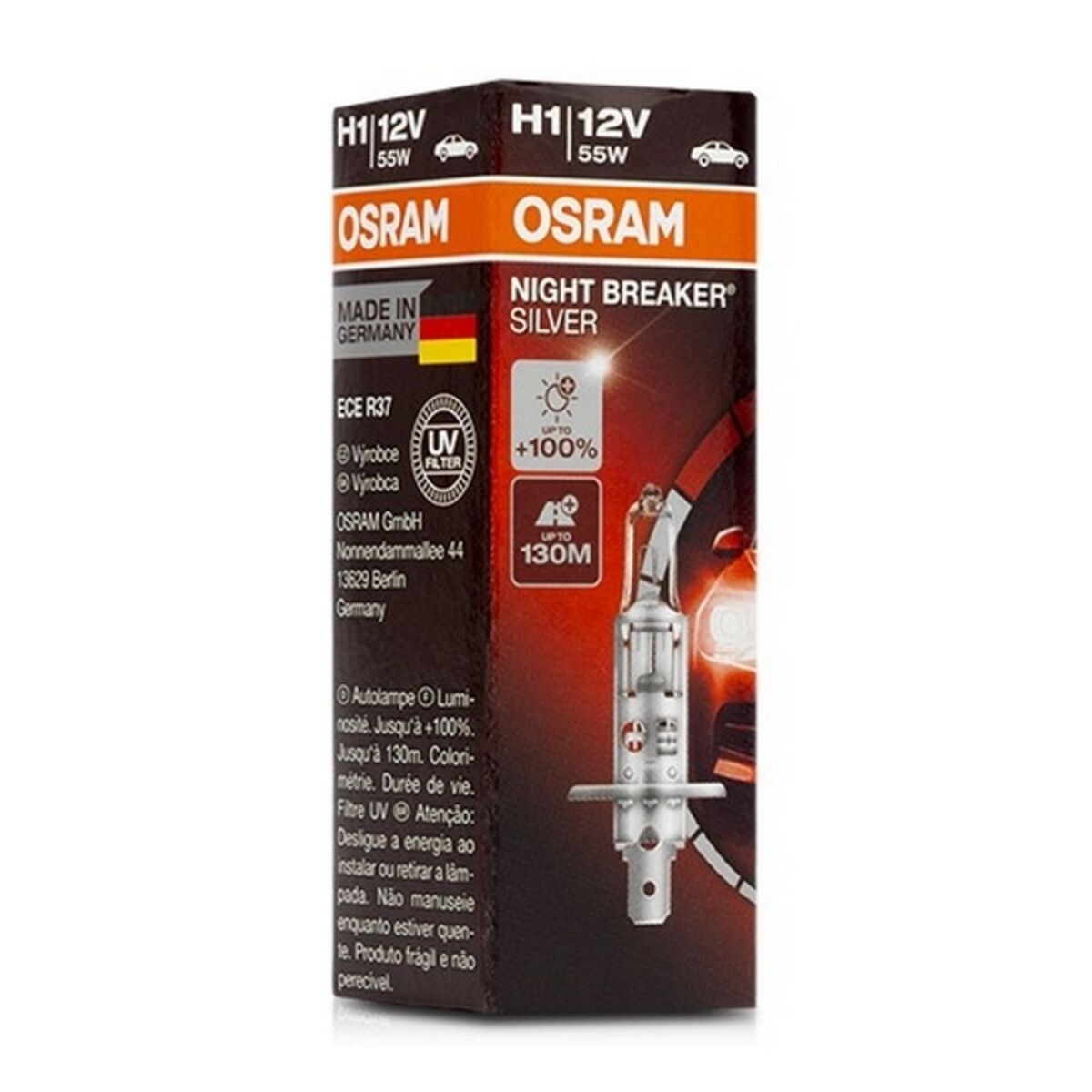 Glödlampa för bil Osram 64150NBS H1 12V 55W - 7