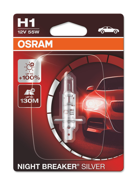 Glödlampa för bil Osram 64150NBS H1 12V 55W