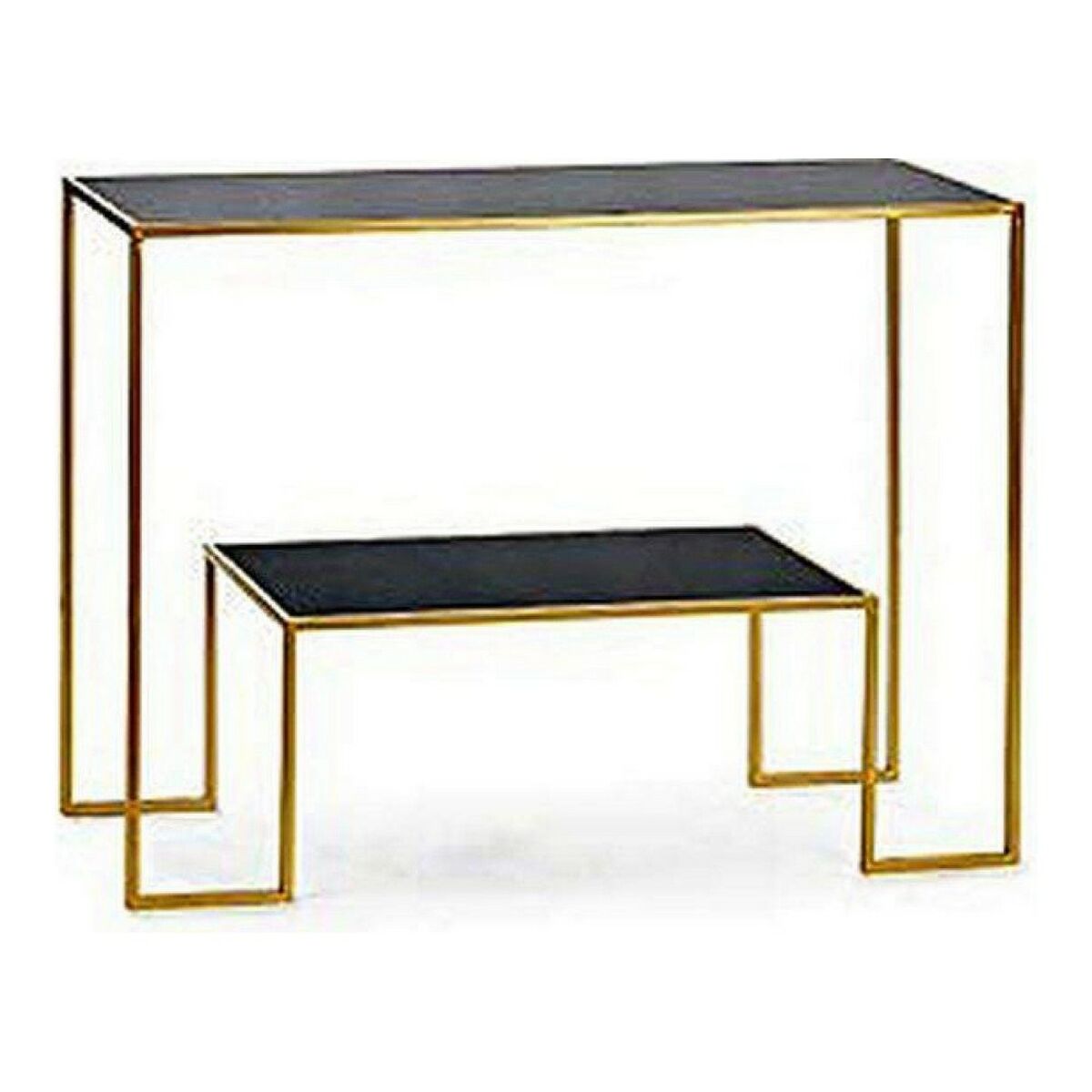 Mottagare Gift Decor BIG-S3605005 Svart Gyllene 33 x 77 x 112 cm - 5