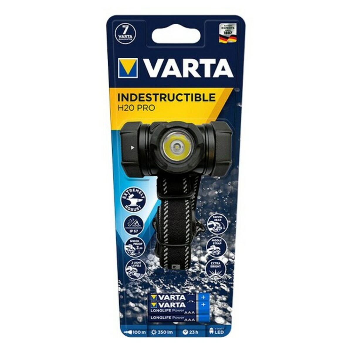 LED-lampa för huvudet Varta H20 PRO IP67 4 W 350 lm - 5