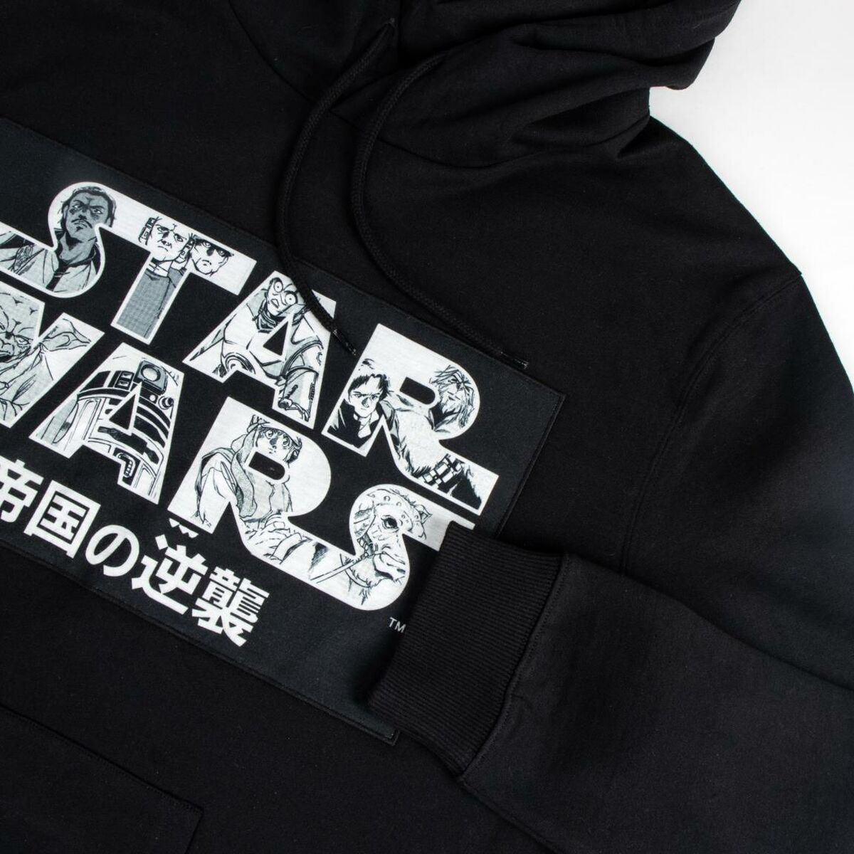 Tröja med huva Herr Star Wars Svart - 3