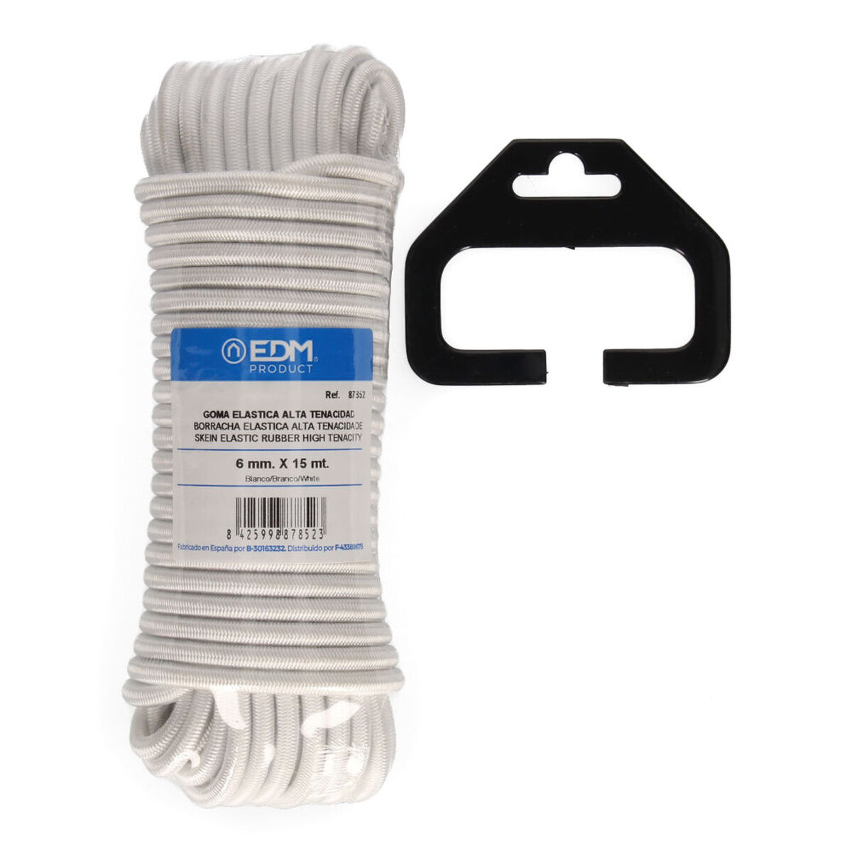 Elastisk sladd EDM 87852 Vit - 5