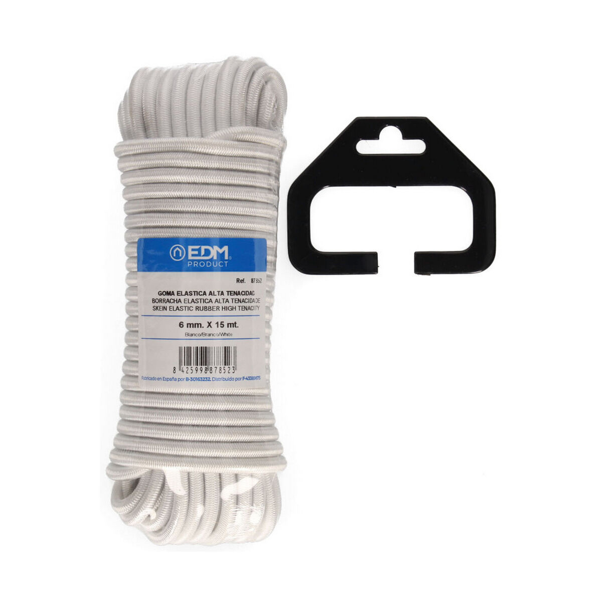 Elastisk sladd EDM 87852 Vit - 3