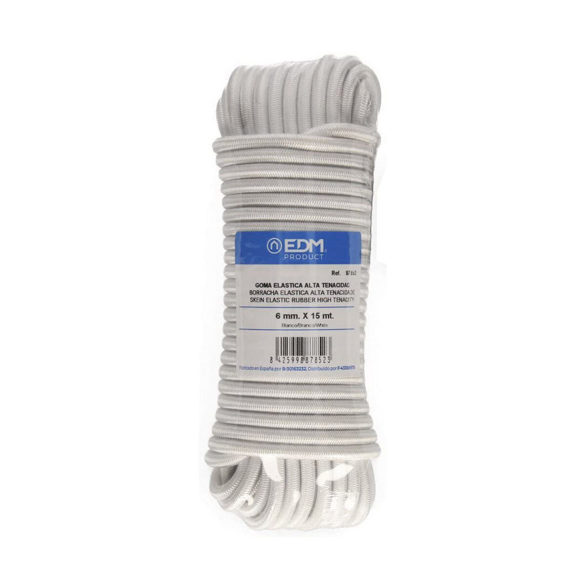 Elastisk sladd EDM 87852 Vit - 2