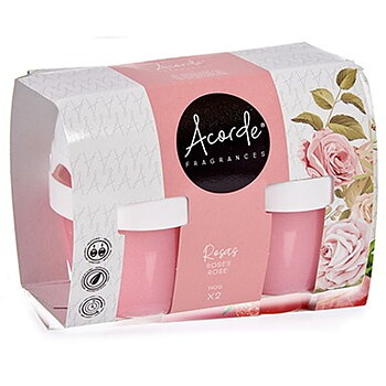 Set med luftfräschare Acorde Rosor Gel (24 antal)