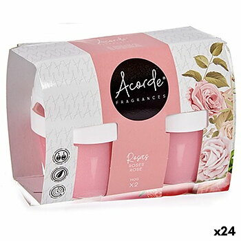 Set med luftfräschare Acorde Rosor Gel (24 antal)