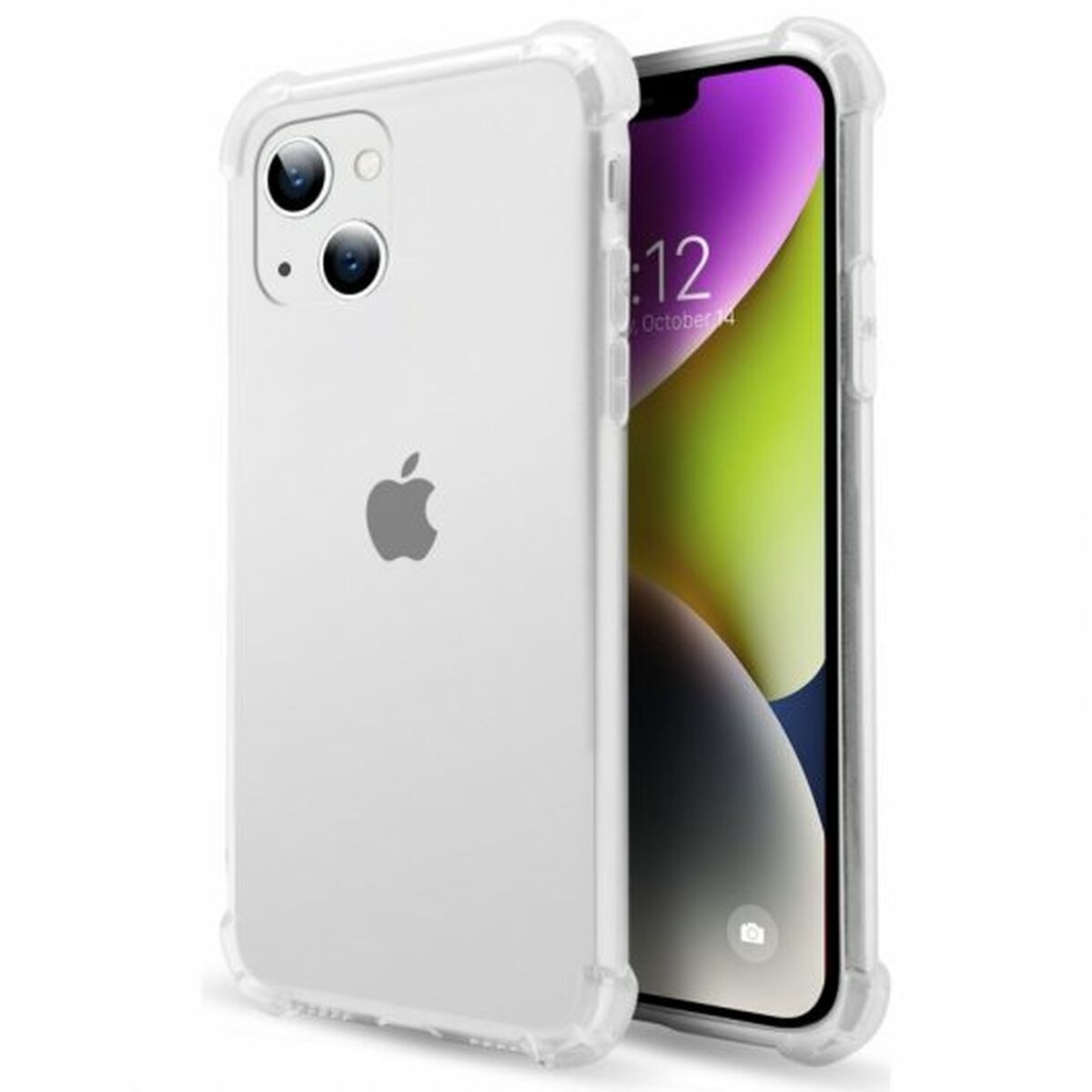 Mobilfodral PcCom iPhone 14 Multicolour Transparent Apple - 2
