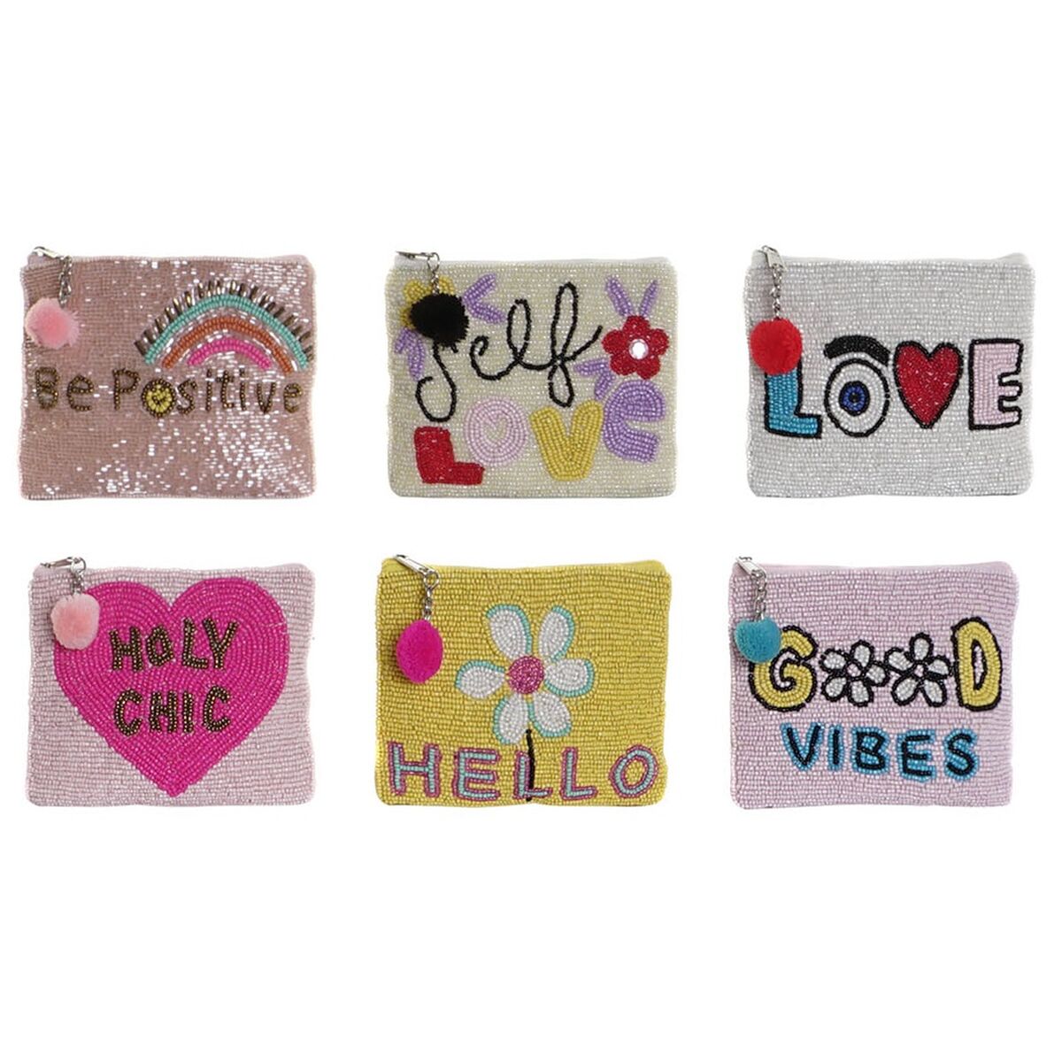 Handväska DKD Home Decor (6 antal)
