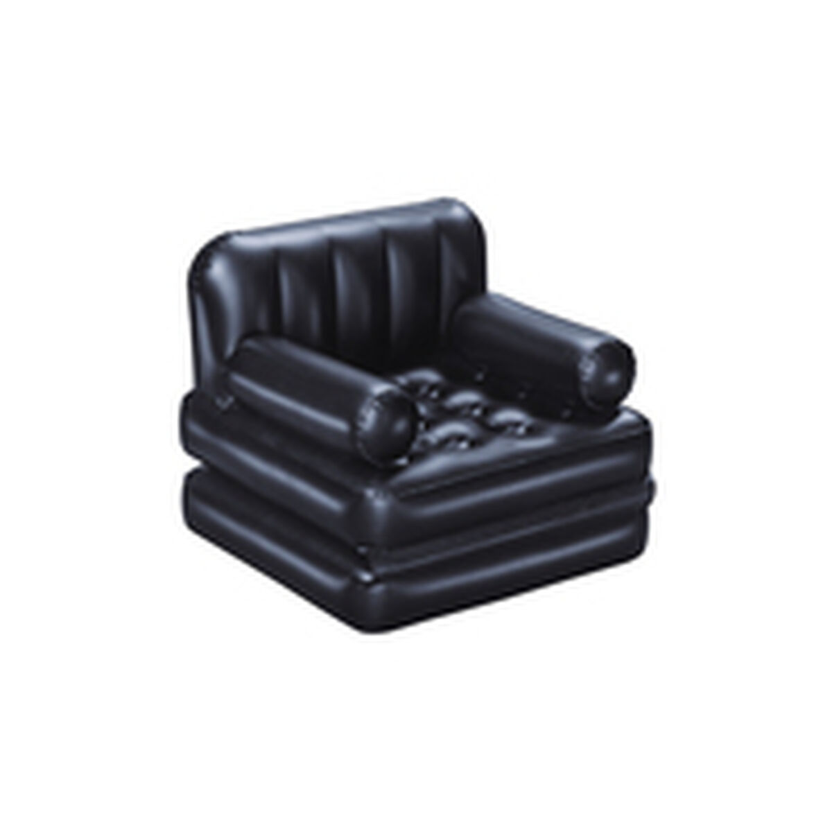 Bestway Uppblåsbar Stol 4 Positioner Svart 191x38x25 cm Inuti 75114 - 15