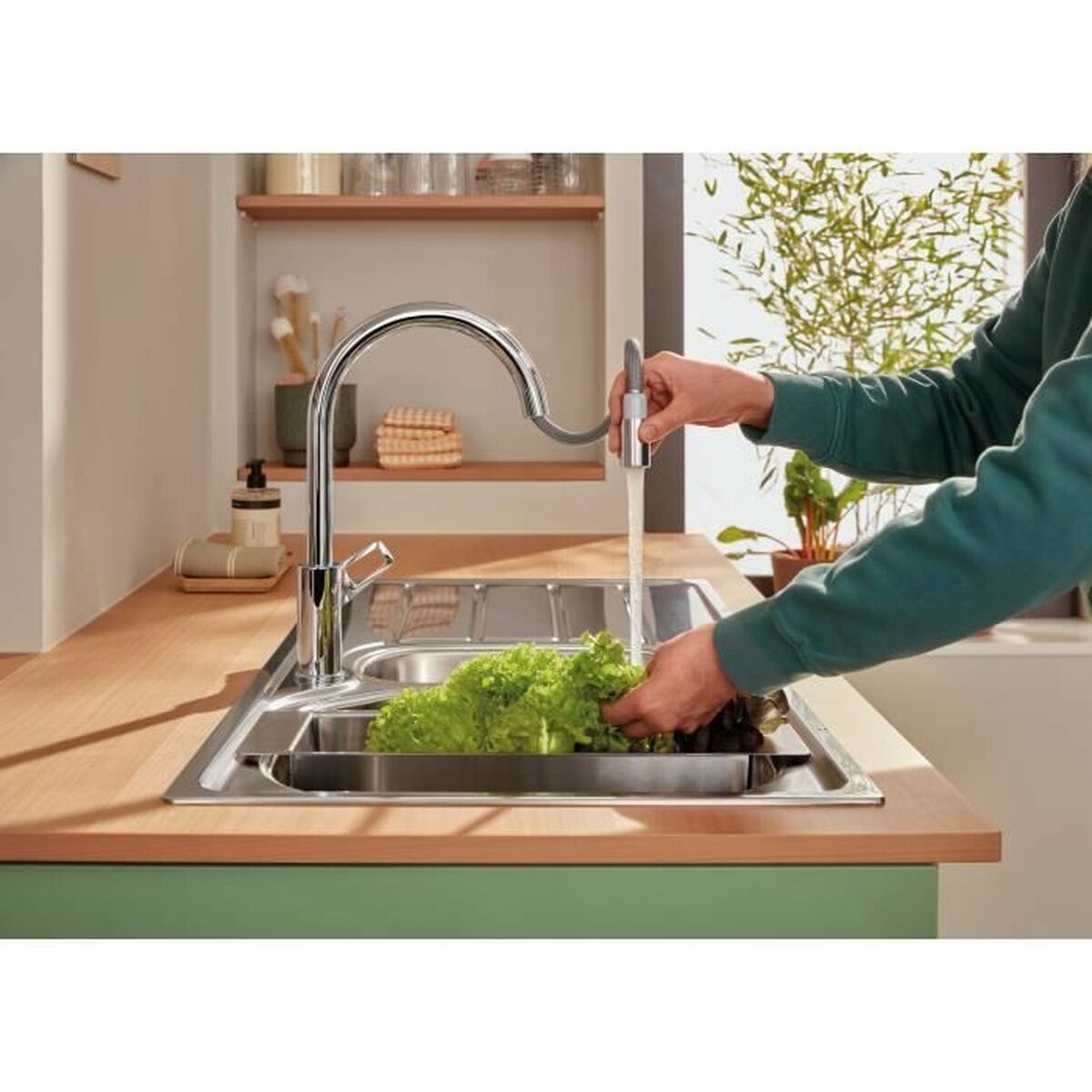 Blandare Grohe StartLoop C-formad Mässing - 2