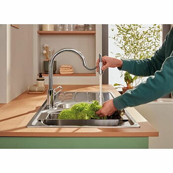 Blandare Grohe StartLoop C-formad Mässing
