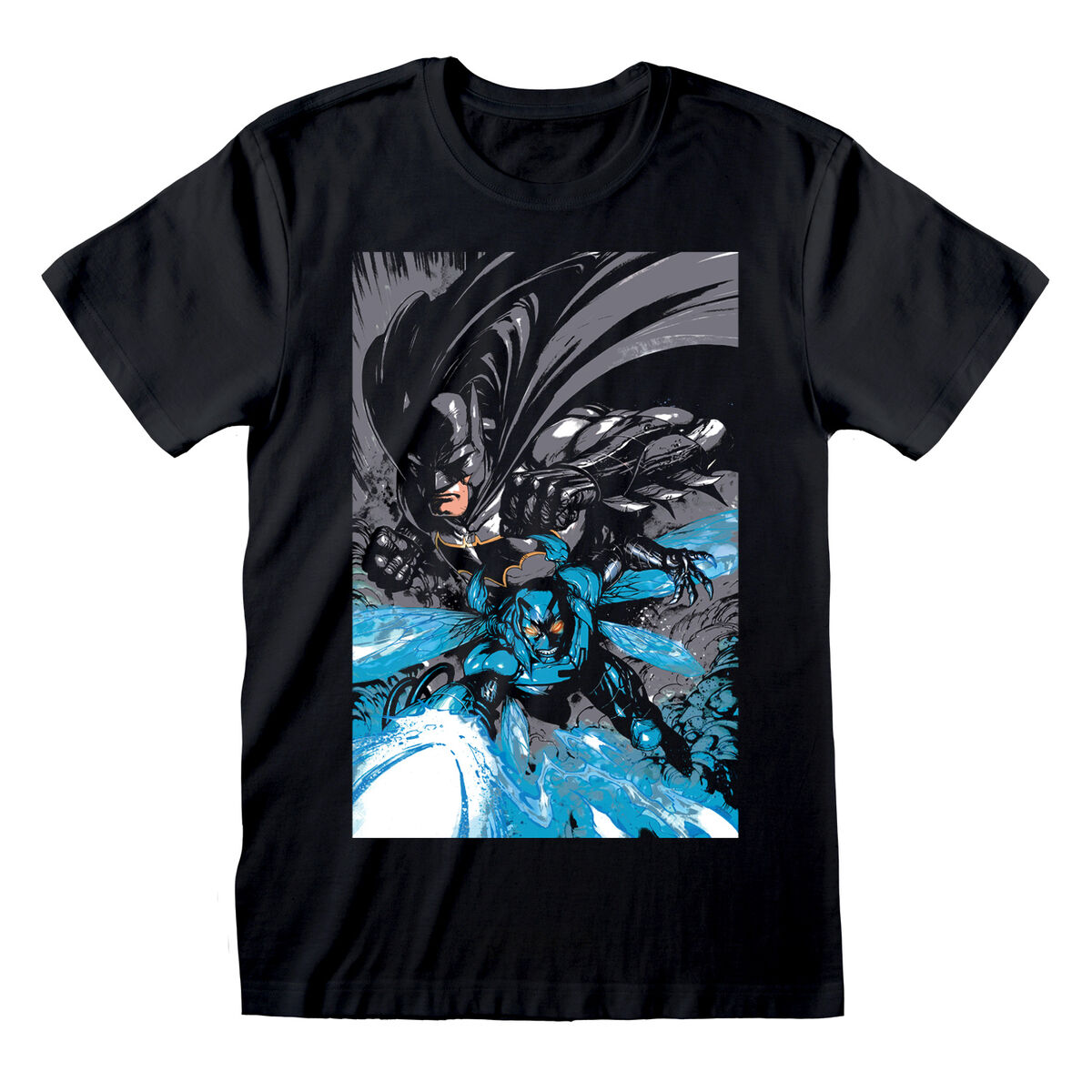 T-shirt med kortärm Batman Team Up Svart Unisex - 4