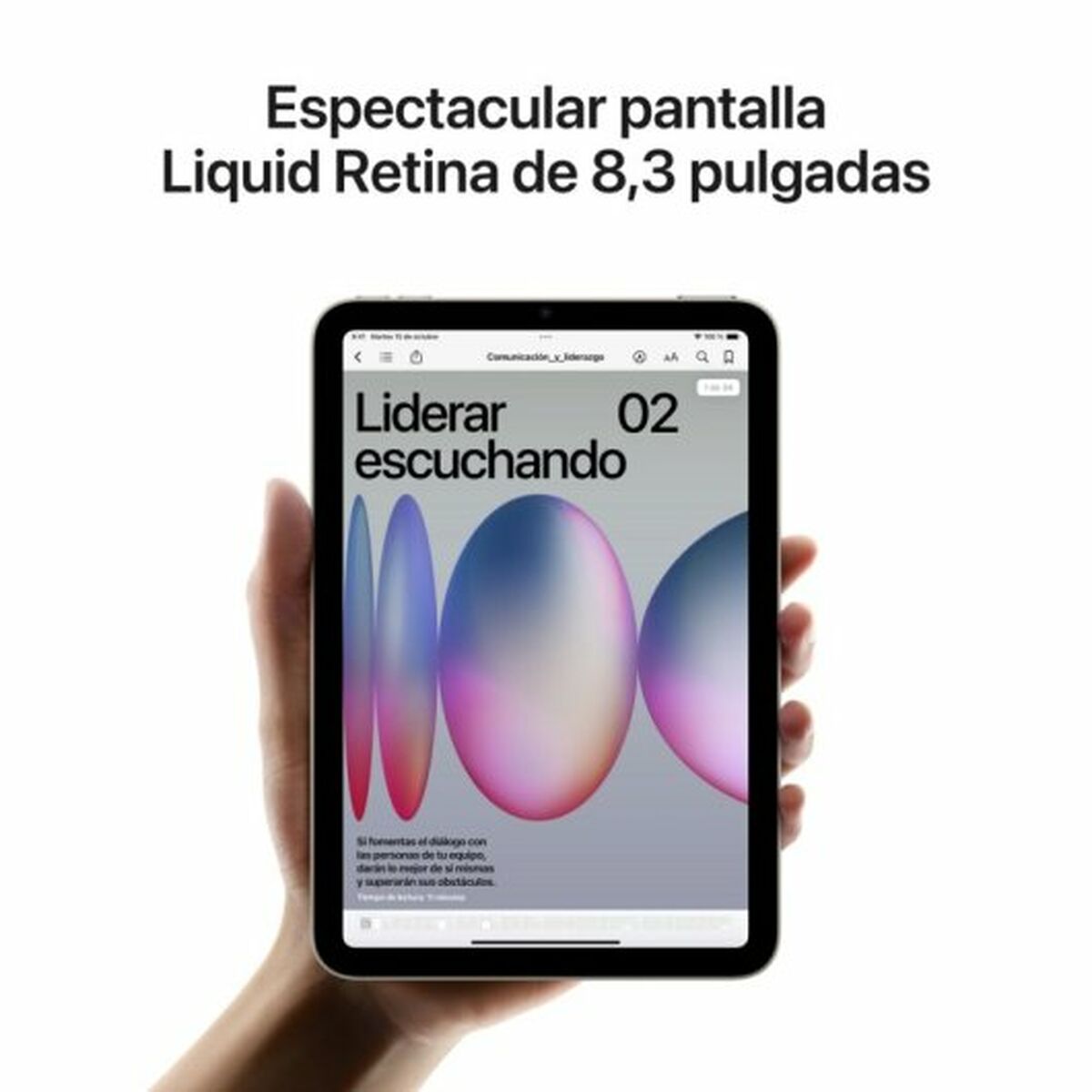 Läsplatta Apple iPad Mini 2024 8,3" 128 GB Lila - 5