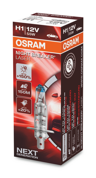 Glödlampa för bil Osram 64150NL H1 12V 55W
