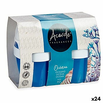 Set med luftfräschare Acorde Havet Gel (24 antal)