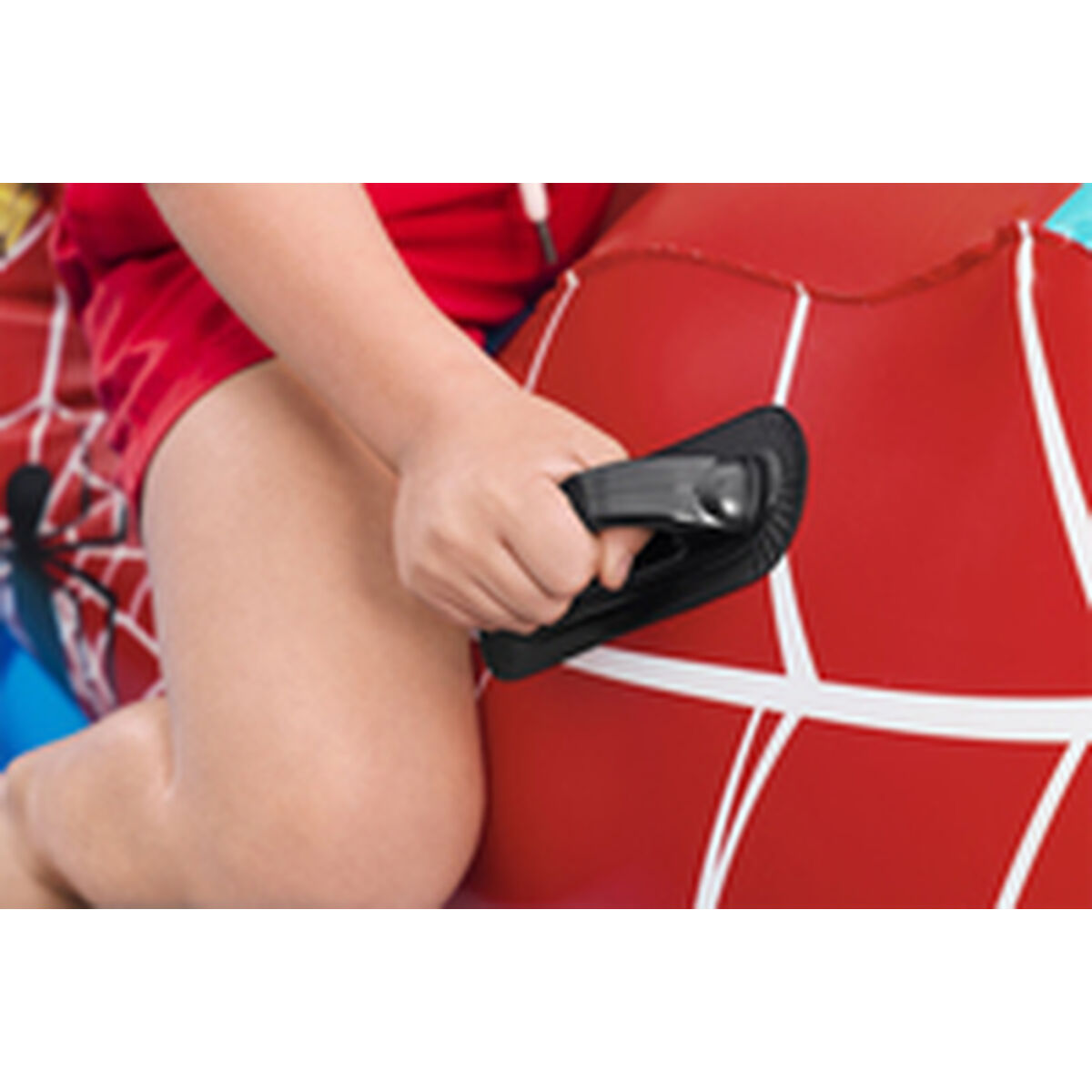 Bestway Uppblåsbar Motorcykel Spiderman 170x84 cm +3 År Strand och Pool 98794 - 2
