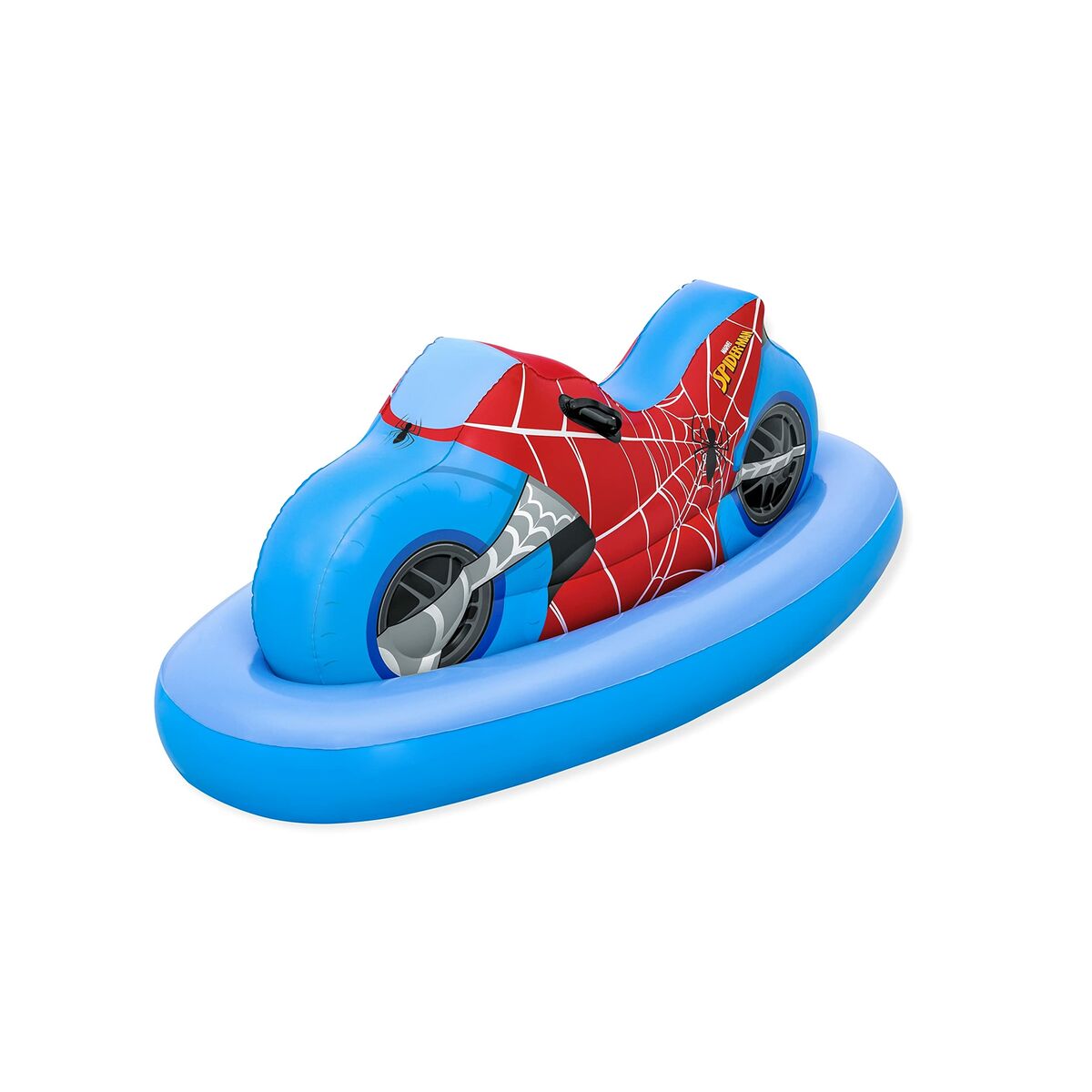 Bestway Uppblåsbar Motorcykel Spiderman 170x84 cm +3 År Strand och Pool 98794 - 12