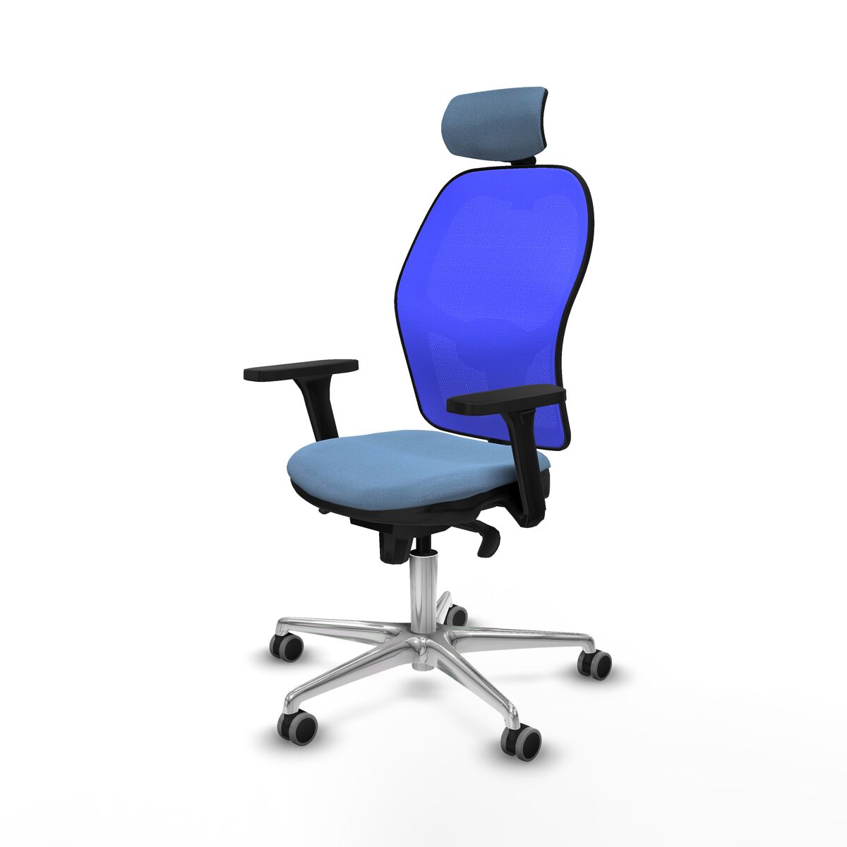 Kontorsstol Piqueras y Crespo 3D086G2 Himmelsblå - 2