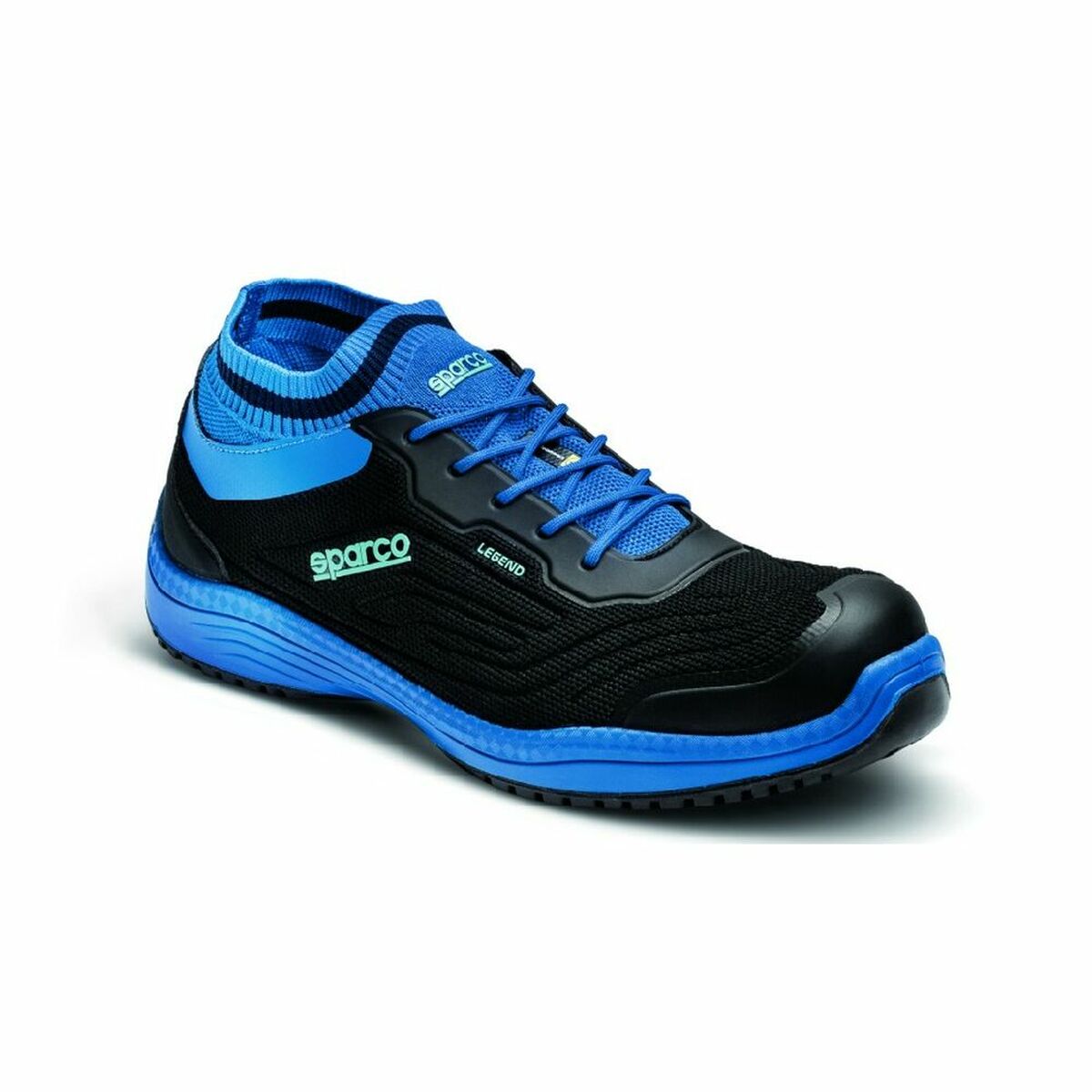 Tofflor Sparco Legend Blå/Svart S1P Storlek 42 - 9
