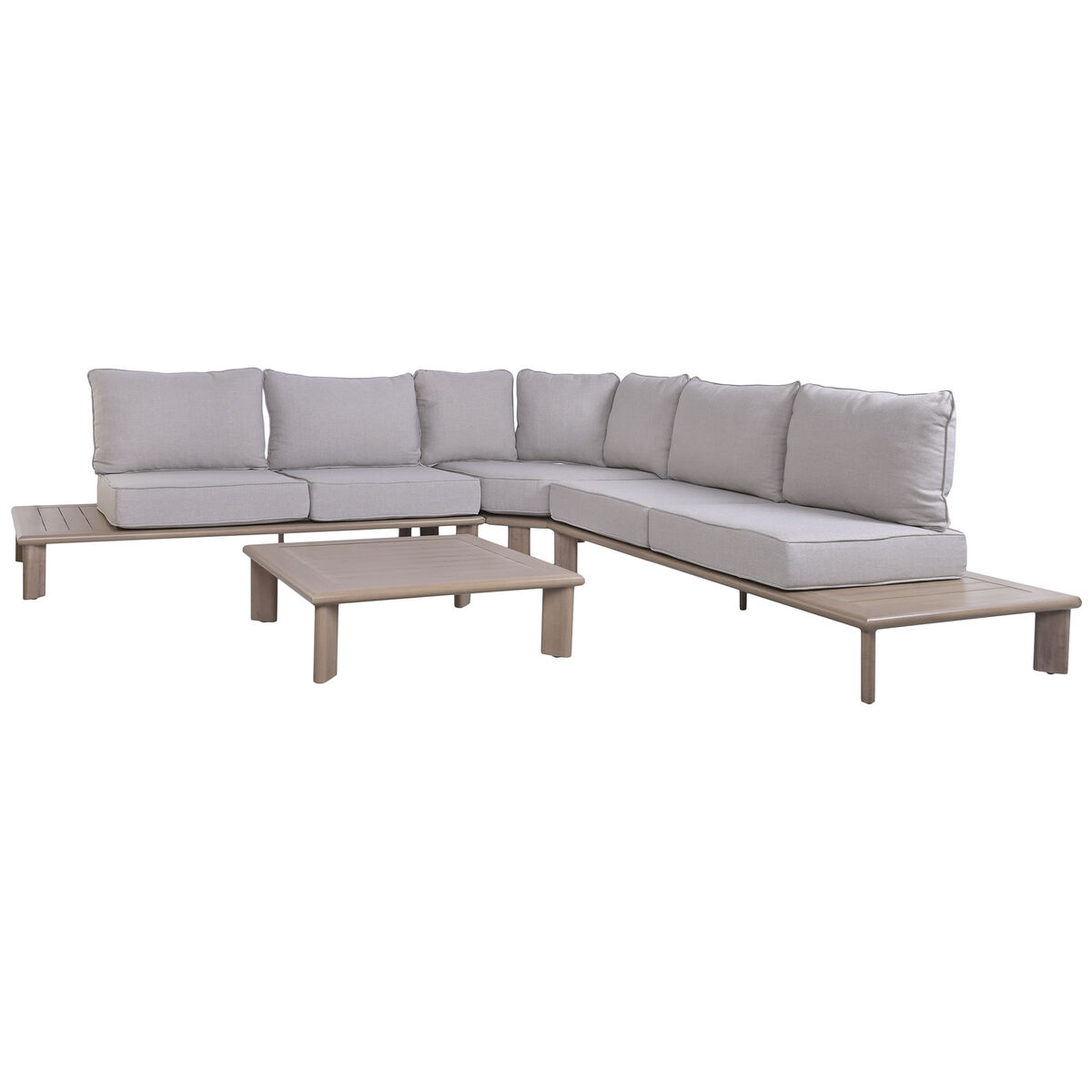 Trädgårdssoffa Home ESPRIT Brun 290 X 290 X 68 CM