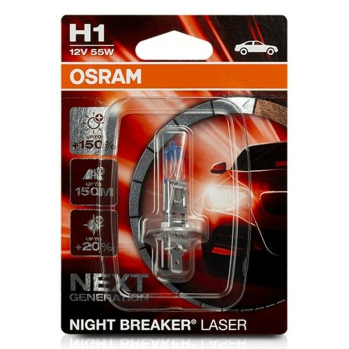 Glödlampa för bil Osram 64150NL-01B H1 12V 55W - 5