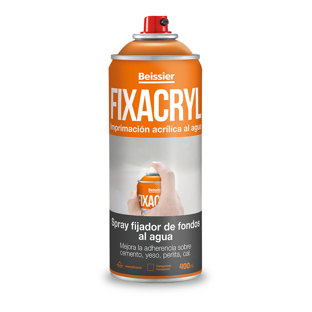 Grundfärg Beissier 70237-007 Fixacryl Genomskinligt 400 ml Impregnering