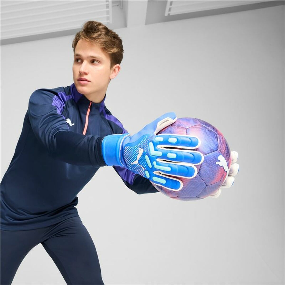 Målvaktshandskar Puma Future Match Nc Blå Multicolour Vuxna - 4