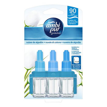 Refill Till Elektrisk Luftfräschare Ambi Pur 3Volution Nubes de Algodón 20 ml