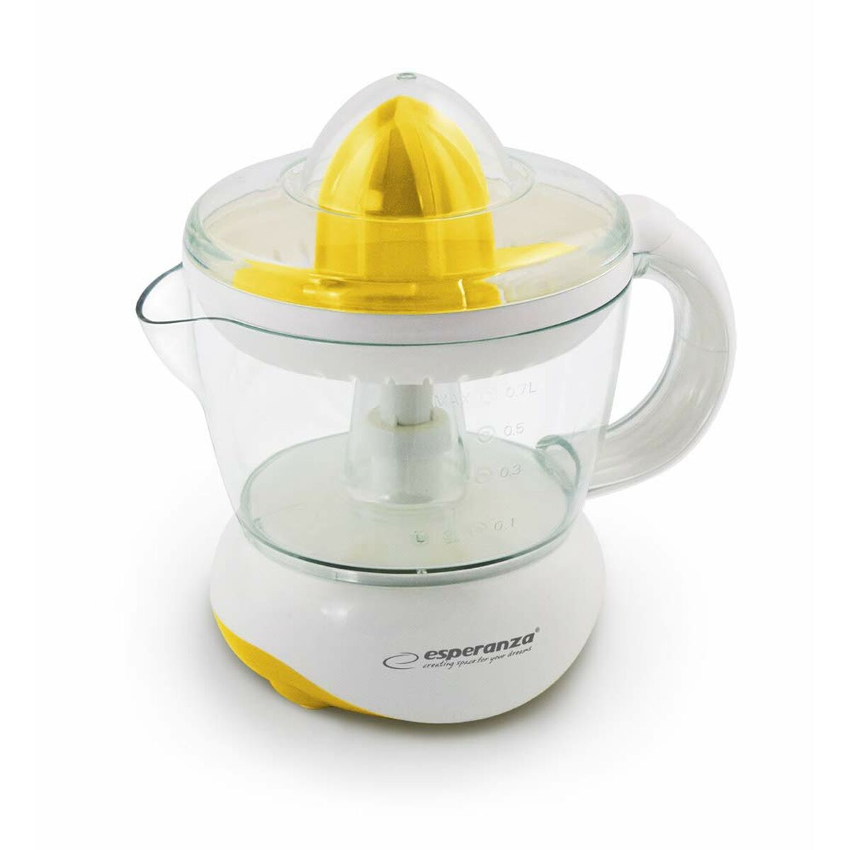 Elektrisk Juicepress Esperanza EKJ001Y Gul Vit 25 W 700 ml - 3