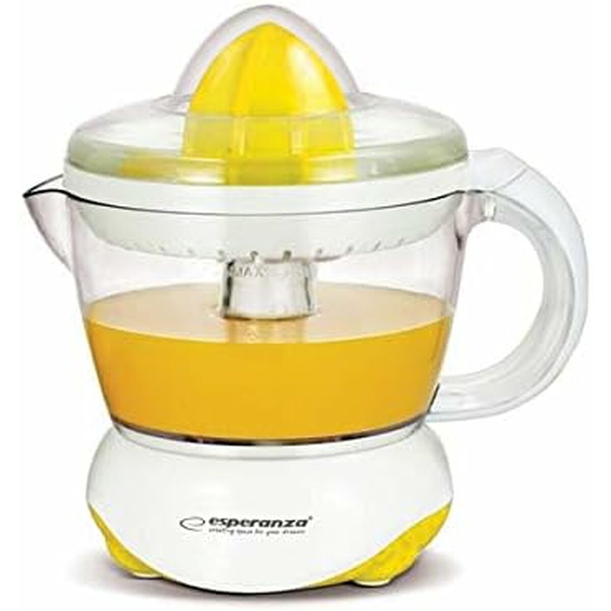 Elektrisk Juicepress Esperanza EKJ001Y Gul Vit 25 W 700 ml - 2