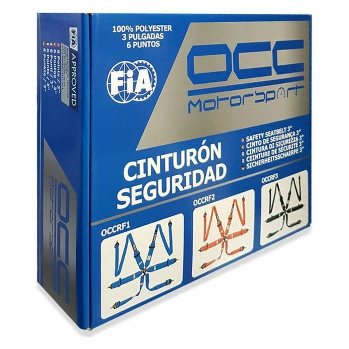Harness with 6 fastening points Fia Racing OCC Motorsport - 4