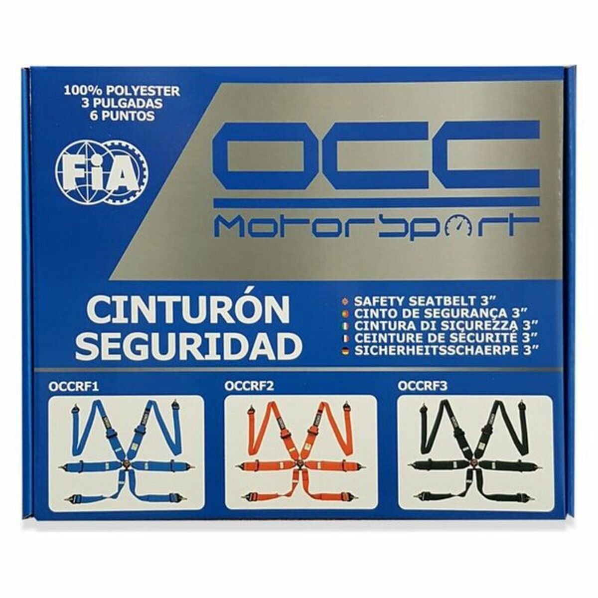 Harness with 6 fastening points Fia Racing OCC Motorsport - 5