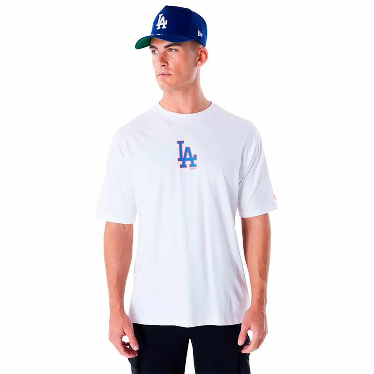 T-shirt med kortärm Herr New Era MLB WORLD SERIES OS LA Dodgers Hombre